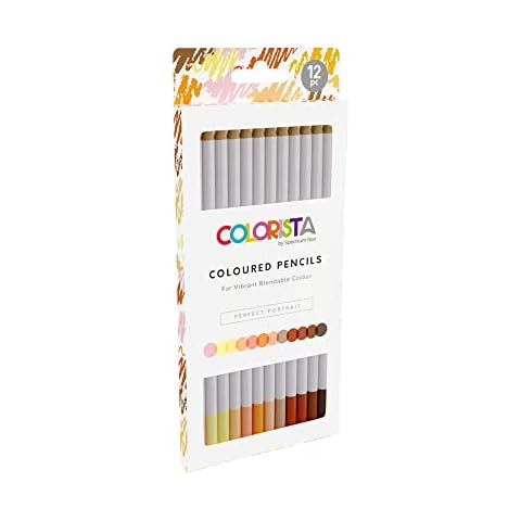 Spectrum Noir Colorista Coloured Pencils - Pack of 12 - Perfect Portrait Cover