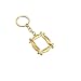 Friends Keychain Frame Yellow Peephole Handmade Door Frame As Seen on Monica's Door, Great Present for Friends Fan!