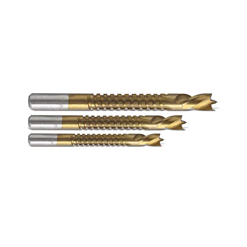 SECOTEC® Fräsbohrersatz Fräsbohrer-Satz Fräsbohrer Set, 3 tlg.