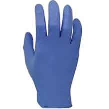 MAGID T9339 EconoWear Nitrile Rubber Glove, Disposable, Powder Free, 8 mil Thickness, 12" Length, Small, Blue Case of 50