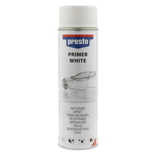 Presto 218200 Rallye-Spray, 500 ml, Haftgrund Weiss