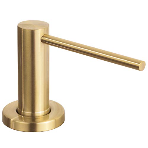 Kitchen Sink Soap Dispenser Champagne Gold Stainless Steel GAPPO Countertop Pump Hand Lotion Built In Bottle