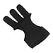 Fabater Archery Gloves, Lightweight and Flexible 3 Finger Archery Gloves Professional for Aiming Shooting (L)