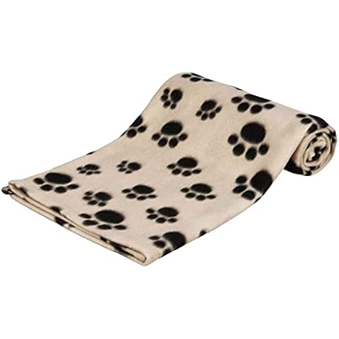 Trixie Manta para Perros Mascotas - Manta Sofa Suave y Cálida Beany 100x70 cm Beige Cover