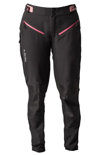 Dirtlej Girls MTB-Hose Trailscout Long Flex Blacklabel Schwarz Gr. L