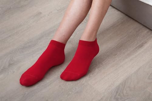 Image of RONDO Ankle Socks Unisex Thin Cotton Athletic Socks for Men for Women Running Socks Breathable Dry Fit Low Cut Golf Socks
