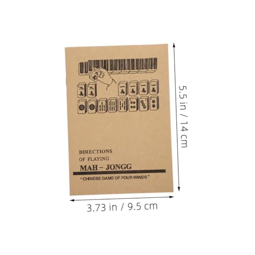 Manual completo de aprendizaje de Mahjong Yardwe 3 piezas miniatura 2
