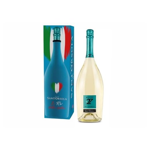 Casa Sant'Orsola - Spumante Magnum Cuvèe Millesimato "Il Re della Festa", Extra Dry 11%, da Prestigiosa Uva Bianca Italiana, Confezione Regalo, Gusto Secco con Note Fruttate, 1x1500 ml
