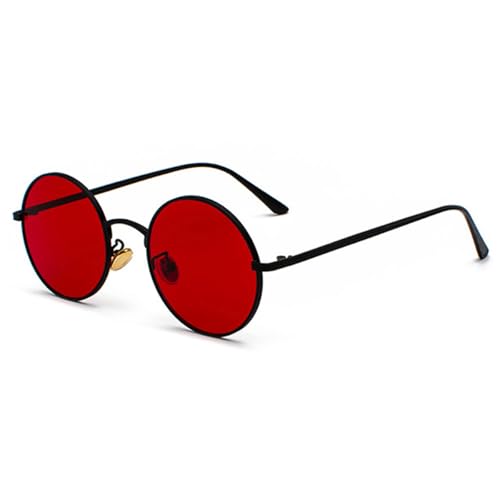 kachawoo Women Sunglasses Round Metal Frame Vintage Retro Glasses Sun for Men Unisex Gift