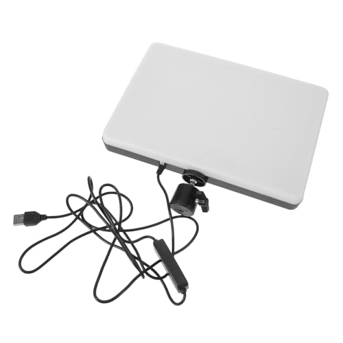 Angoily Luz LED para Grabar Vídeos Panel 11 Pulgadas Recargable Atenuación Táctil Regulable Luz para Streaming Fotografía Interior y Videollamadas Portátil Ultradelgada