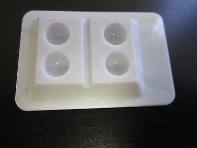 Dental Plasdent Bondwell Mixing Well 4-Well Configuration White (200) 900MW-4