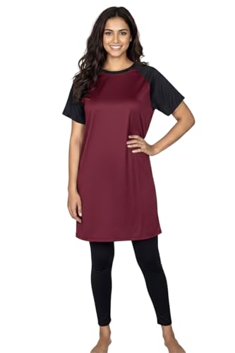 Image of ANJOR Swimming Tights & Long Half Sleeves Tshirt for Women