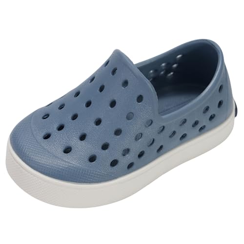Sperry Toddler EVA Sneakers Lightweight Water-Friendly Slip-On Shoes with Flexible Sole Easy On/Off Comfort for Boys & Girls - Slate Blue Size 9T