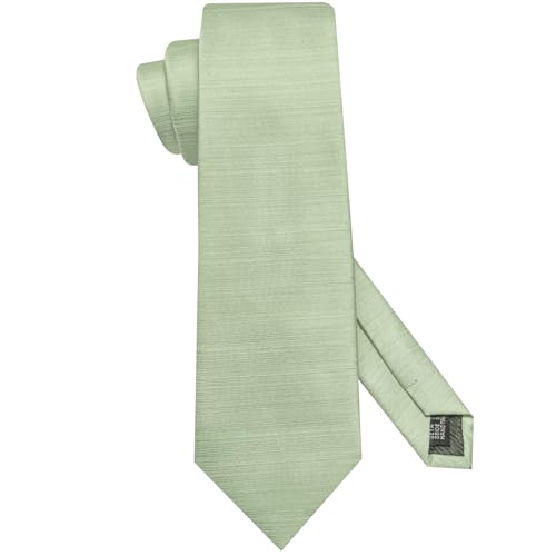Image of Hi-Tie Men Silk Ties Set with Flower Lapel Pin Necktie Pocket Square Cufflinks for Tuxedo Wedding Business