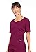 Cherokee Women's Workwear Scrubs V-Neck Top, Wine, 2X-Large