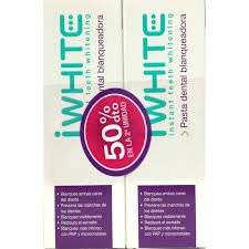 iWhite Instant Pasta Blanqueadora 2x75ml, Blanco, 150 Gramo