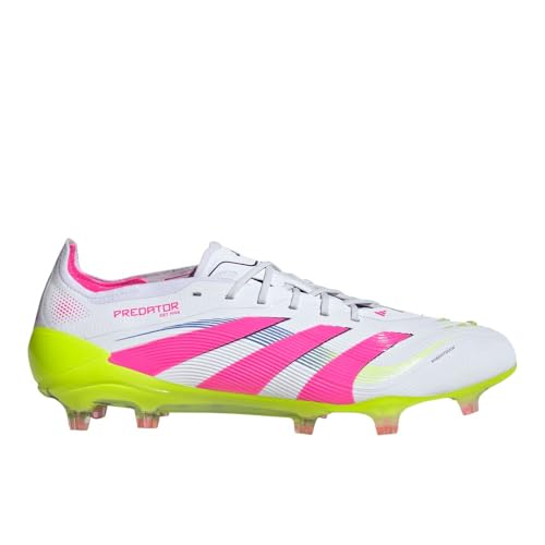Image of adidas Elite Firm Ground Soccer Cleats - Pink, White