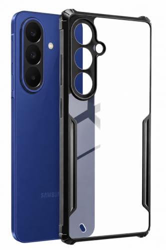 Image of SPAZY CASE Transparent Shockproof Back Cover for Samsung Galaxy A27 | Anti-Yellow Clear Case with Air Cushion Corners | Scratch Resistant Hard Back | Camera & Screen Protection | Premium Slim Design