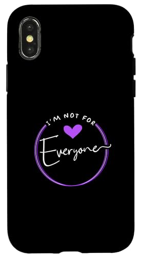 Purple Can't Win 'Em all パープルグラフィック スマホケース iPhone X/XS 用