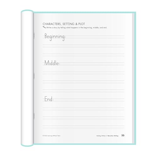 Learning Without Tears Building Writers Student Edition, Age 7+, 2nd Grade+, Handwriting Without Tears, Narrative, Information, Opinion, Fluency, School & Home, Tutor, Sensory & Motor Skills, Sensory