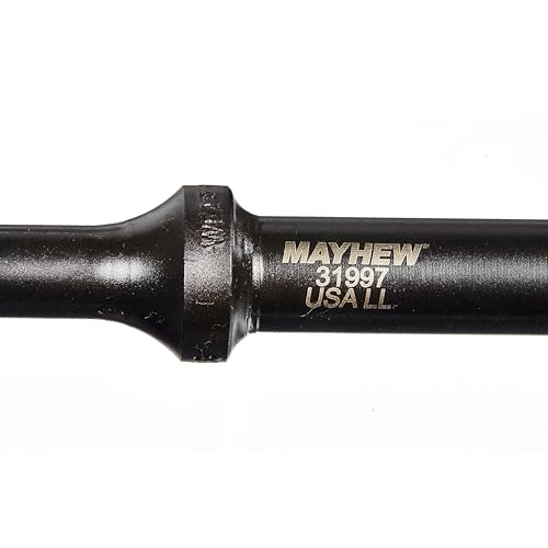 Image of Mayhew Tools 31997 Pneumatic Taper Punch, 1 /8 inch x 6 inch, Black Oxide Finish