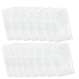 Chris.W 15pcs Translucent Cash Envelopes System Zipper Bag Plastic A6 6 Holes Binder Loose Leaf Pockets Notebook Refills Filler Organizer (Personal Size)