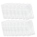Chris.W 15pcs Translucent Cash Envelopes System Zipper Bag Plastic A6 6 Holes Binder Loose Leaf Pockets Notebook Refills Filler Organizer (Personal Size)