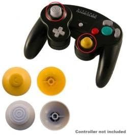 Liphontcta New Gamecube Replacement Analog Cap Yellow Replaces Worn Out Analog Cap On Gamecube Controller