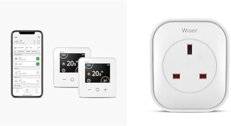 Drayton Wiser Smart Thermostat Dual Zone Heating and Hot Water Co...