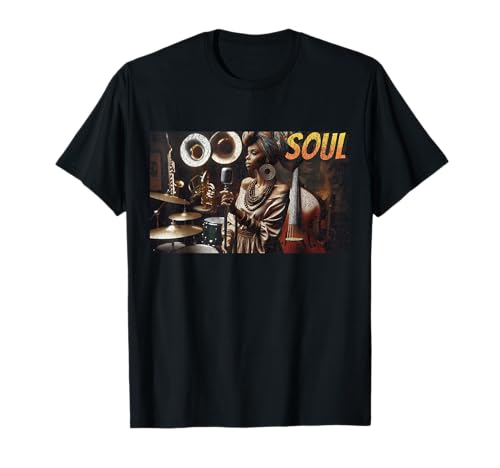 Jazz Funk & Soul - Afro Retro Vintage Musik T-Shirt