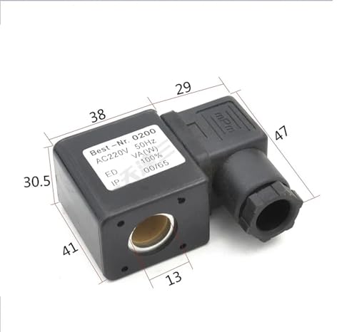Bobine d'électrovanne pneumatique à commutation rapide et isolation thermique AC220V - 3