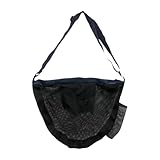 kowaku Basketball Bag Sport Equipment Storage Net, Practical Single Ball Bag Adjustable Strap for Bowling Softball, Blue