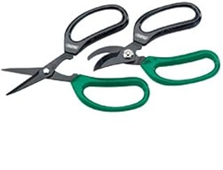 Draper 18299 Garden Scissors, Precision Pruning Floristry, Pack of 2, Green