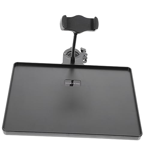 Garneck Tall Microphone Stand Bracket Sound Card Tray Live Streaming Rack for Microphone Holder Easy Install