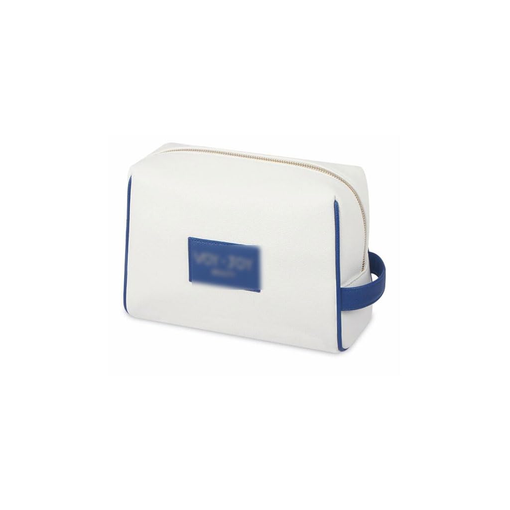Conveniente Neceser Sencillo de Gran Capacidad, Neceser de Viaje de Cuero, Neceser portátil, Neceser de Maquillaje Práctico