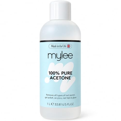 Mylee 100% Pure Acetone (1000ml) - Gel Nail Polish Remover