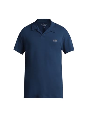 Image of Jack & Jones Polo Collar Slim Fit Pure Cotton T-Shirt