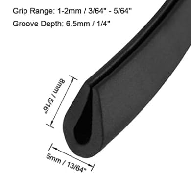 MACHSWON Edge Trim U Seal for Hatches Lockers, Panels - Image 2