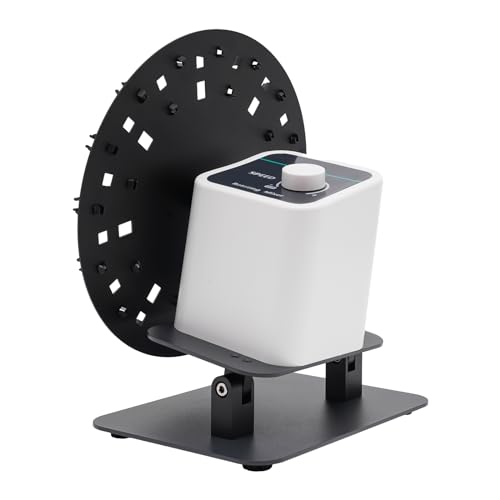 Lab Rotary Rotating Mixer,Tube Mixer Shaker, Chemical Tube Mixer,Portable Lab Rotary Rotating Mixer Tube Mixer Shaker,White,Black,20-80rpm,9.05 * 7.09 * 10.43inch,for Life Science