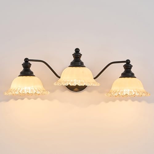 Image of XIEDUN Black Bathroom Vanity Light 3 Light