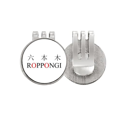 Marqueur de golf avec clip magnétique puissant soleil rouge