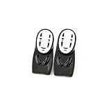 Fandom Bazaar Anime Cartoon Spired Away No Face man Stud Earrings Gifts for woman girl