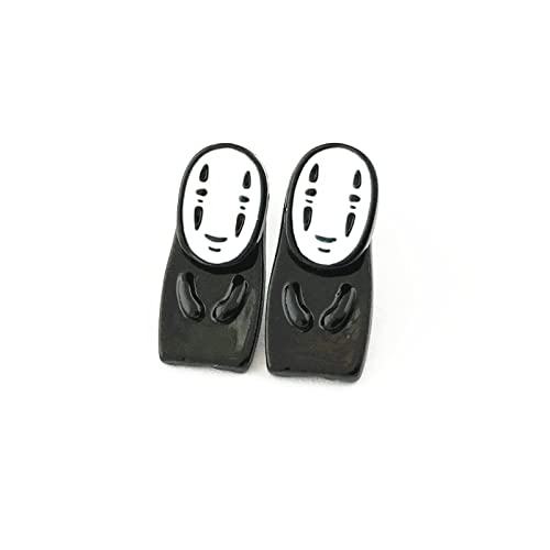 Fandom Bazaar Anime Cartoon Spired Away No Face Man Stud Earrings Gifts For Woman Girl #TOP14