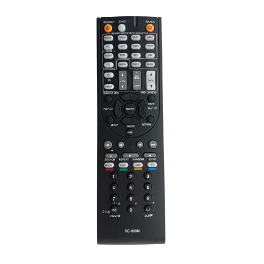 Ersättning fjärrkontroll för Onkyo Receiver TX-NR545 | TX-NR609 | TX-NR616 | TX-NR626 | TX-NR636 | TX-NR646 | TX-NR708