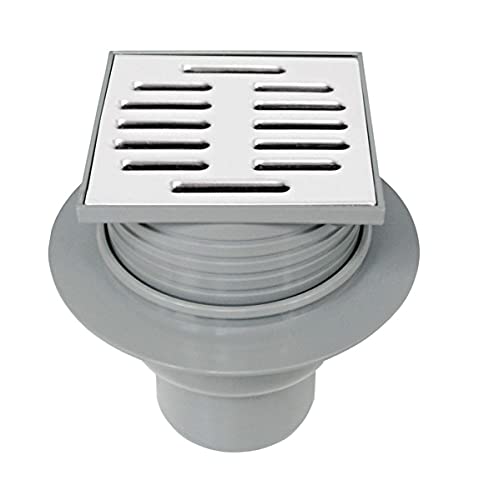 RUG-Self Balkon- und Terrassenablauf 100 x 100mm mit senkrechtem Ablauf DN 75; 316742 Cover