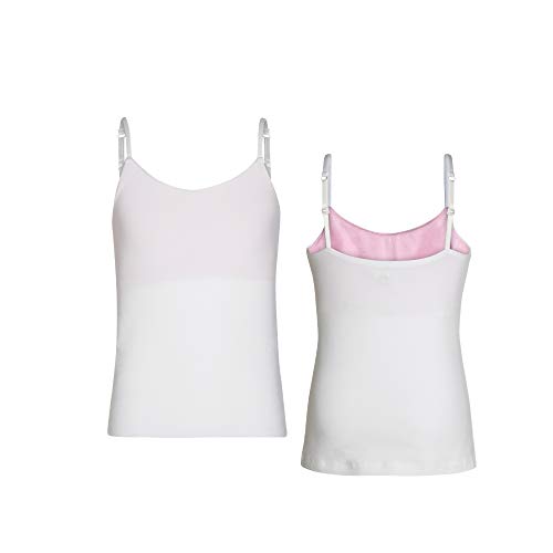 Bleum Camisole Girls Undershirt Tank Top - Ultra-Soft Cami Top - Tank Top with Built-in Shelf Bra & Adjustable Straps2