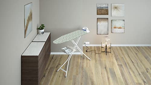 Colombo Praktisches Bügelbrett 120 x 40 cm mit Wäschegitter, Weiß, L – Ansicht 3