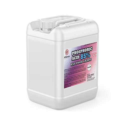 Phosphoric Acid 85% - USP Food Grade - 5 Gallon Pail - 85% Phosphoric Acid for pH Adjustment, Food, & Agriculture - Alliance Chemical