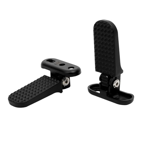 Mokuo Scooter Footpegs E-bike Footpeg in Aluminum Alloy, Lenght 12cm/4.7\",Compatible with Scooter Mopeds E-Bike Mini Bikes,Installation Hole Spacing: 4-5cm