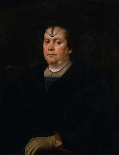 Tableau sur toile Velázquez portrait d'Olimpia décoration salon chic